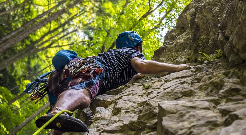 Adventure Climbing Mountain